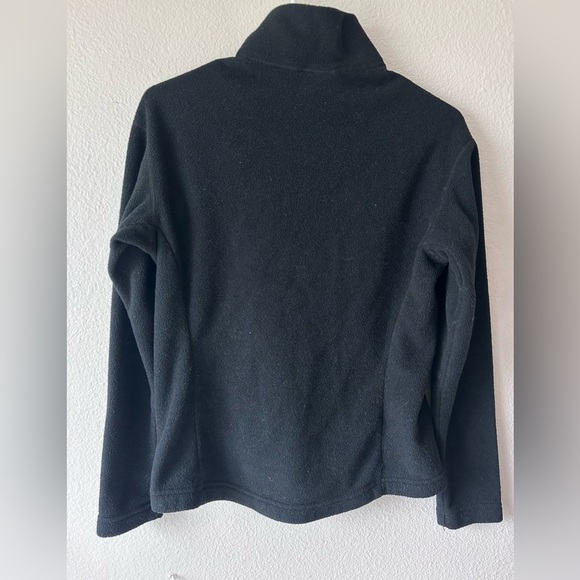 VTG Patagonia Synchilla Jacket Women's Small Black Fleece Full Zip Mock Neck - Picture 6 of 6